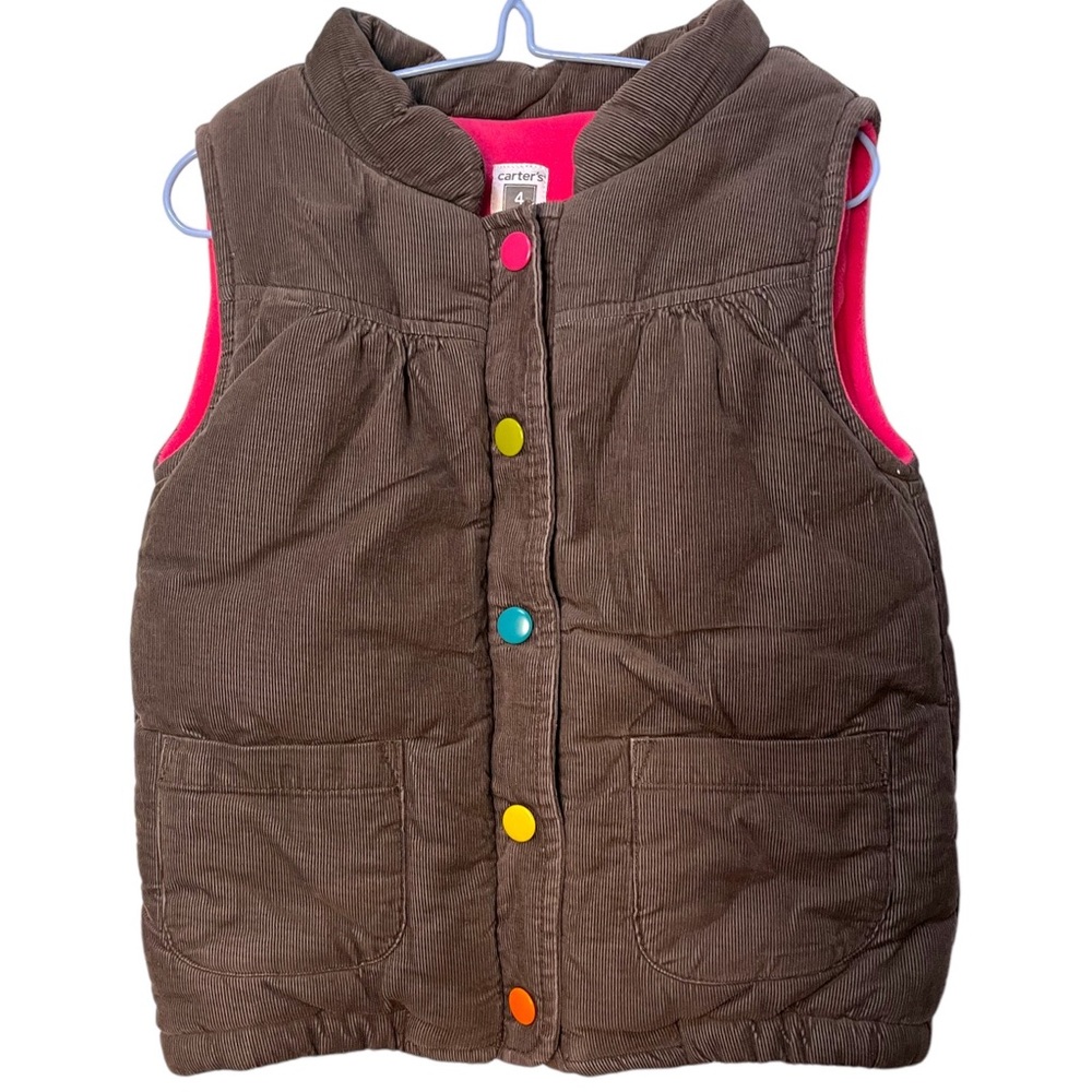 Carters Corduroy Vest - Picture 1 of 9